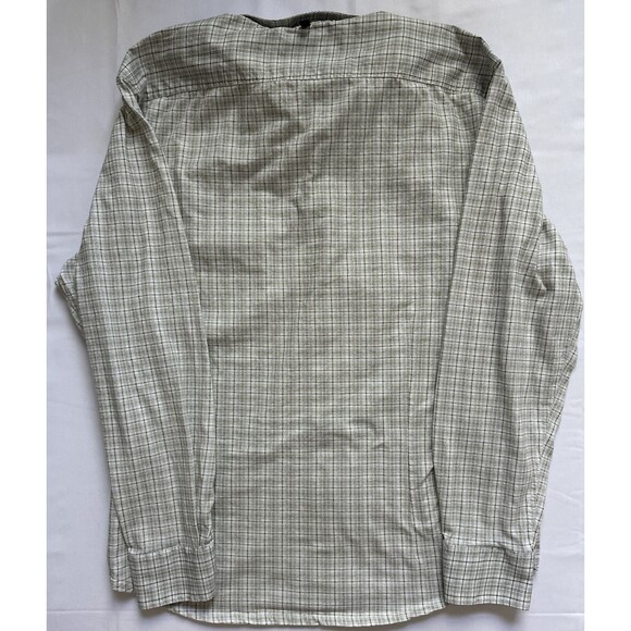 WRK Work Rest Karma Shirt Mens XL Green Blue Reworked Dupplin Button Long Sleeve - Picture 2 of 7